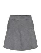 Onlcosima Short Skater Skirt Ex Knt Skirts Short Skirts Grey ONLY