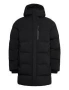 Brick Puffer Parka Parka Jakke Black Tretorn
