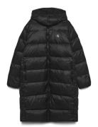 Essentials Down Long Parka Parka Jakke Black Calvin Klein Jeans