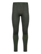 Geo Merino Wool Pants Bottoms Base Layer Bottoms Green Bula