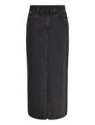 Viktoria Long Skirt Wmn Lang Nederdel Black G-Star