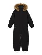 Coverall W. Fake Fur Sport Coveralls Snow-ski Coveralls & Sets Black C...