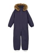 Coverall W. Fake Fur Sport Coveralls Snow-ski Coveralls & Sets Grey Co...