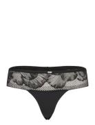 Thong_ Peony Lace G-streng Undertøj Black BOSS