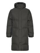 Recycled Padded Coat Parka Jakke Green Lindbergh