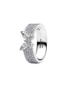 Butterfly Sterling Silver Ring With Clear Cubic Zirconia Ring Smykker ...