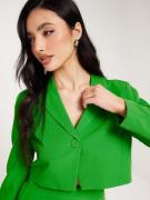Only - Dressjakker & Blazere - Vibrant Green - Onlmaia L/S Cropped Bla...