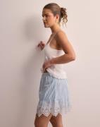 Only - Blå - Onlbondi Skirt Wvn