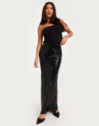 Nelly - Sort - Maxi Sequin Skirt