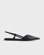 Nelly - Sort - Slingback Flat