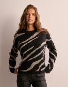 Object Collectors Item - Sort - Objray Lo L/S Knit Pullover Aop Noo