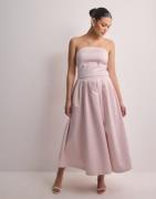 Selected Femme - Pink - Slfaresia Hw Ankle Volume Skirt B