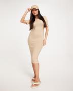 JDY - Beige - Jdyvilde S/S O-Neck Dress Knt