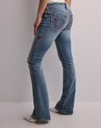 True Religion - Blå - Becca Mid Rise Boot Cut Super T