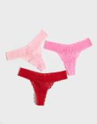 Nelly - Rød - What I Like Thong 3-pack