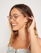 Nelly - Transparent - Earthy Cateye Sunnies