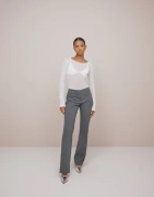 Nelly - Grå - Low Waist Suit Pant