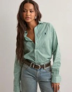 Polo Ralph Lauren - Grøn - Ls Rmsy St-Long Sleeve-Blouse