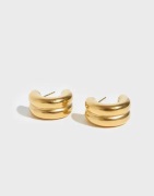 Nelly - Guld - Double Hoops