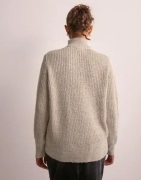 OBJECT - Beige - Objnova Stella Zipper Pullover Noos