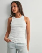 Pieces - Hvid - Pcruka Boxer Tank Top Noos Bc