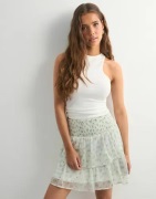 Vero Moda - Mønstret - Vmsmilla Hw Smock Short Skirt Wvn G