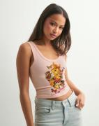 Ed Hardy - Pink - Womens True To My Love Cropped Vest Top