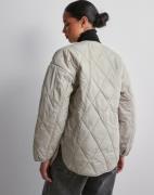 Pieces - Beige - Pcstella Quilted Jacket Noos Bc