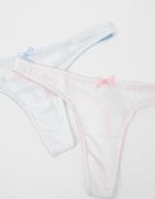 Nelly - Hvid - Tiny Dreamy 2-Pack Thong
