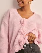 Pieces - Pink - Pcfatima Ls Knit Cardigan D2D Fsy B