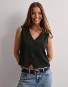 Only - Sort - Onlthana Life S/L Casual Vest Cc Tl