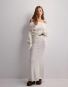 Nelly - Hvid - Slouchy Rib Knit Skirt