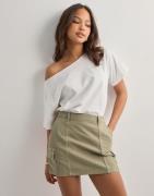 Only - Beige - Onlprime Mw Short Cargo Skirt Cc Pn