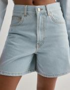 Malina - Blå - Solene high rise denim shorts