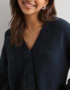 Vero Moda - Blå - Vmcecily Ls V-Neck Cardigan Ga