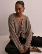OBJECT - Brun - Objflora Re L/S Knit Cardigan Noos