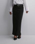 Nelly - Sort - Maxi Slit Skirt