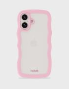 Holdit - Pink - Wavy Case Transparent iPhone 16
