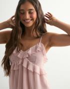 Nelly - Pink - Flounce Strap Top