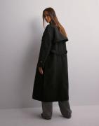 Vero Moda - Sort - Vmchloe Long Trenchcoat Ga Noos