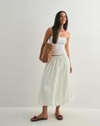 Vero Moda - Hvid - Vmfriba Mw 7/8 Balloon Skirt Wvn Ga
