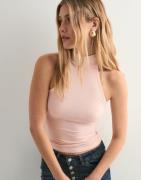 Nelly - Pink - Sleeveless Polo Top