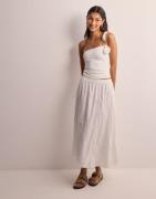 Pieces - Hvid - Pckilli Hw Long Skirt