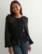 Nelly - Sort - My Best Smock Blouse