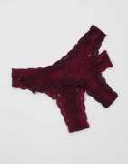 Nelly - Rød - Lovely Lace 2-Pack Thong