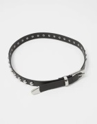 Only - Sort - Onlluca Studded Pu Jeans Belt Acc