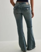 True Religion - Blå - Joey Low Rise Flare