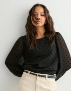 Pieces - Sort - Pcroberta Ls Top Wvn