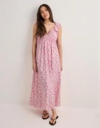 Vero Moda - Pink - Vmjosie Sl Ankle Frill Dress Wvn Ga