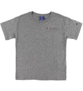 Champion Fashion T-shirt - GrÃ¥meleret m. Logo